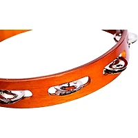 MEINL Wood Tambourine One Row Steel Jingles