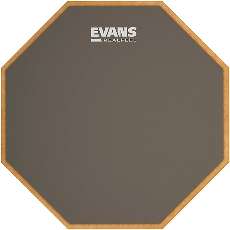 Evans RF12G RealFeel Drum Practice Pad Gray 12 in.