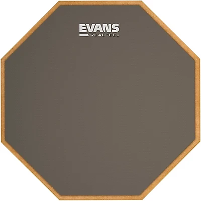Evans RF12G RealFeel Drum Practice Pad Gray 12 in.