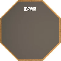 Evans RF12G RealFeel Drum Practice Pad Gray 12 in.
