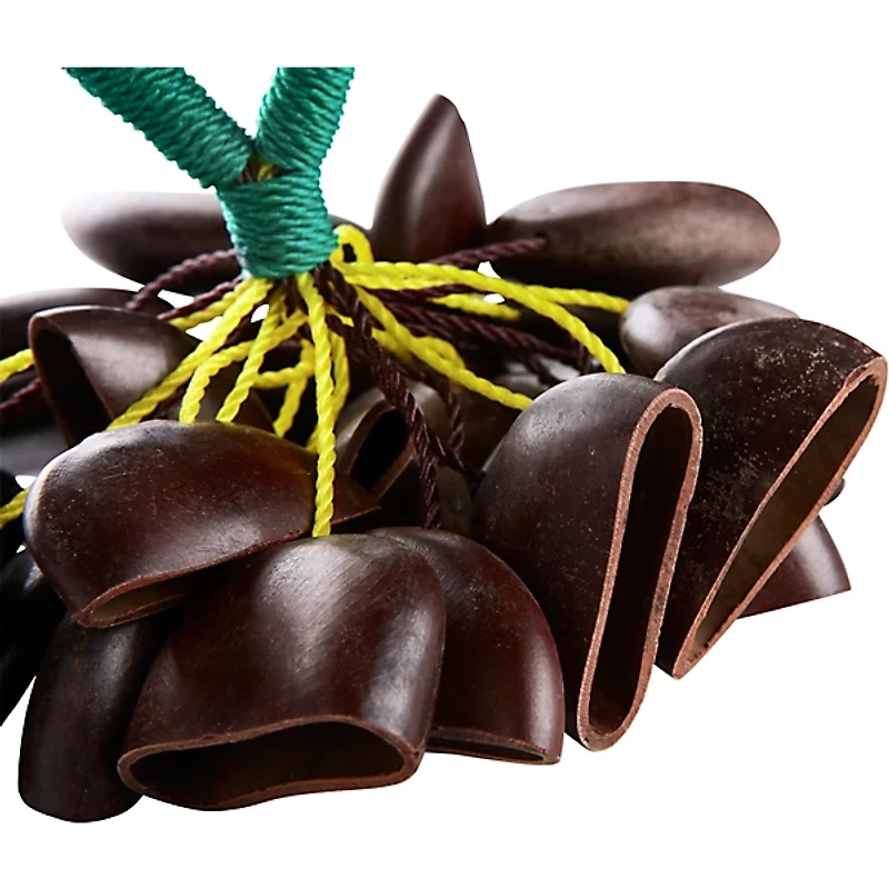 Overseas Connection Ghana Nylon Togo Seed Rattle Natural 10 x 4 in.