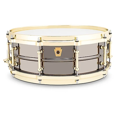 Ludwig Black Beauty Brass on Brass Snare Drum Brass 14 x 5 in.