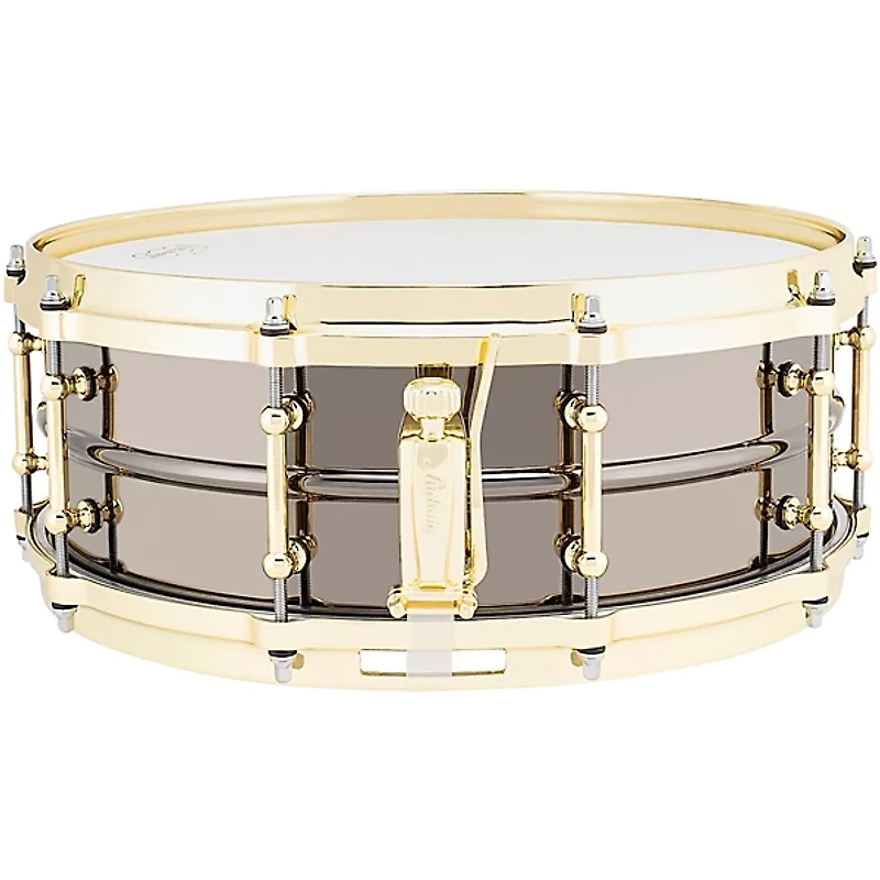 Ludwig Black Beauty Brass on Brass Snare Drum Brass 14 x 5 in.
