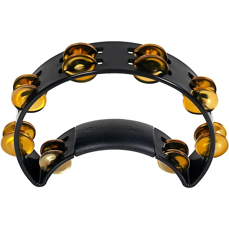 Rhythm Tech Tambourine With Brass Jingles Black 9.5 in.