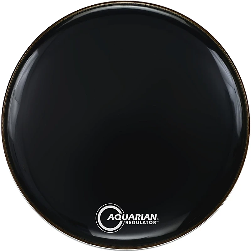 Aquarian Regulator Black Drum Head Black 22 in.
