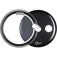 Aquarian Super Kick Bass Drum Head Pack, 22" 22 in.
