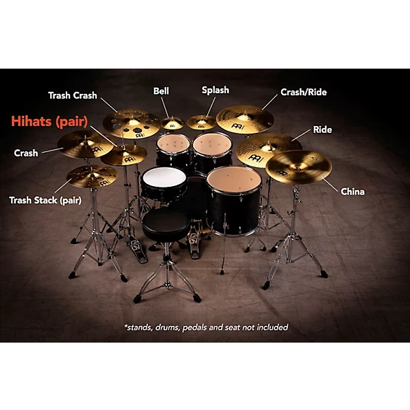 MEINL HCS Hi-Hat Cymbal Pair