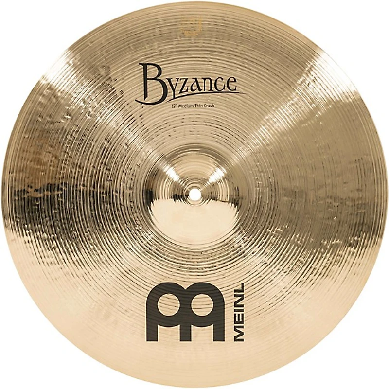 MEINL Byzance Medium Thin Crash Brilliant Cymbal