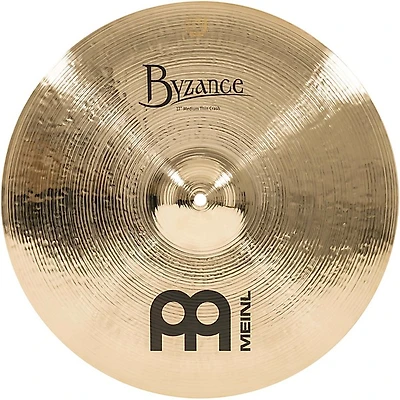 MEINL Byzance Medium Thin Crash Brilliant Cymbal
