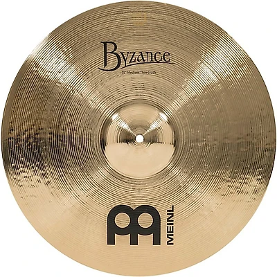 MEINL Byzance Medium Thin Crash Brilliant Cymbal