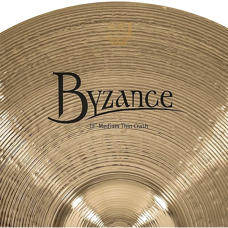 MEINL Byzance Medium Thin Crash Brilliant Cymbal