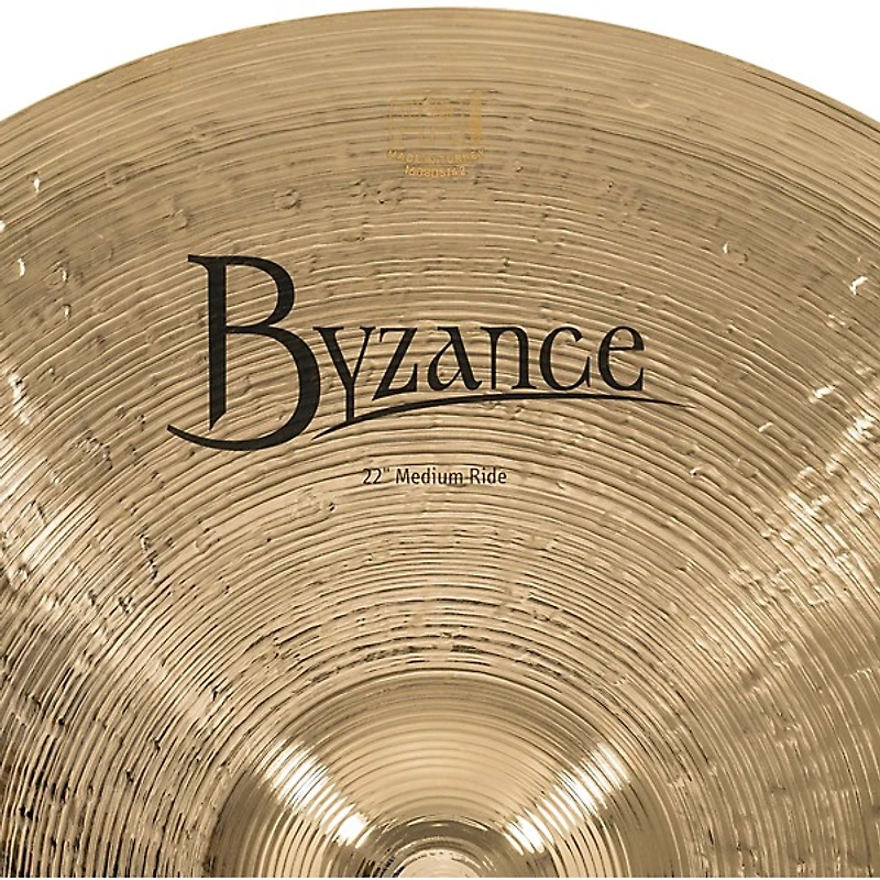 MEINL Byzance Medium Ride Brilliant Cymbal 22 in.