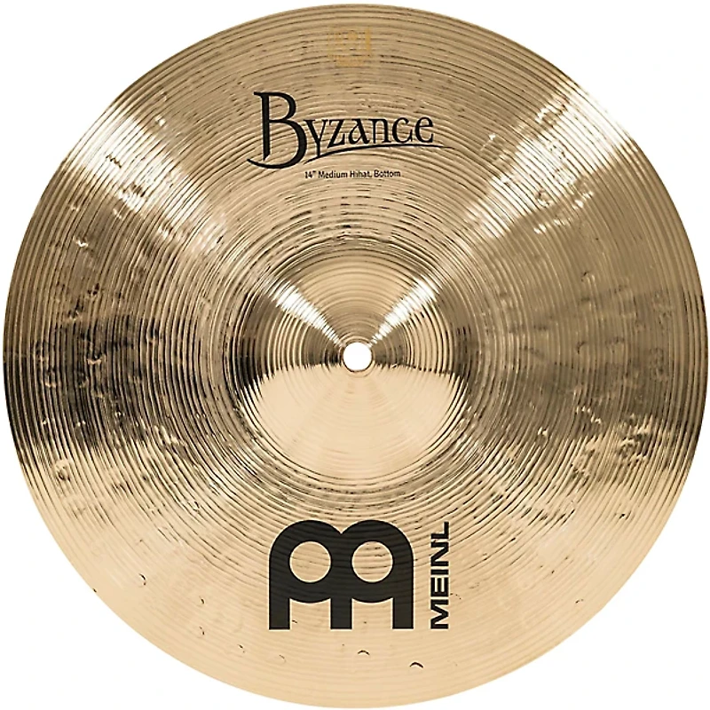 MEINL Byzance Medium Hi-Hat Brilliant Cymbals 14 in.