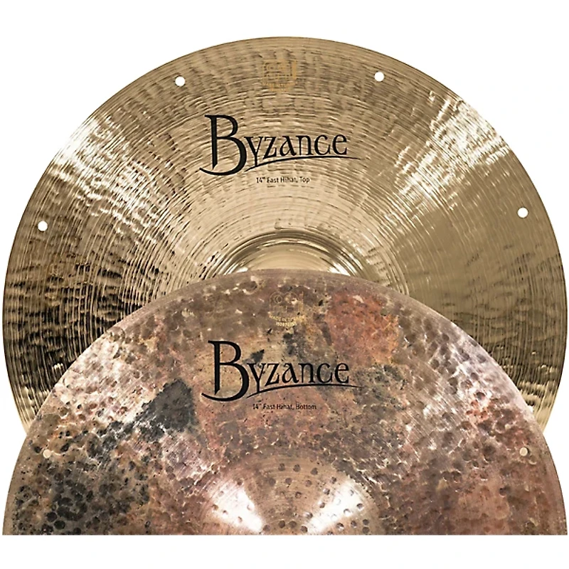 MEINL Byzance Fast Hi-Hat Brilliant Cymbals 14 in.