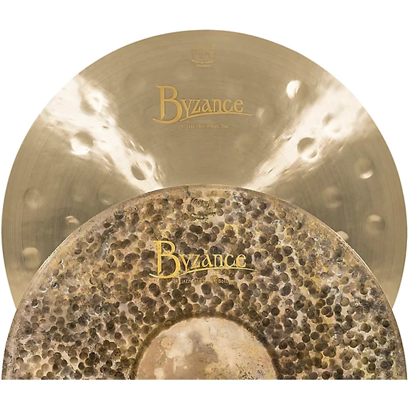 MEINL Byzance Jazz Thin Hi-Hat Traditional Cymbals