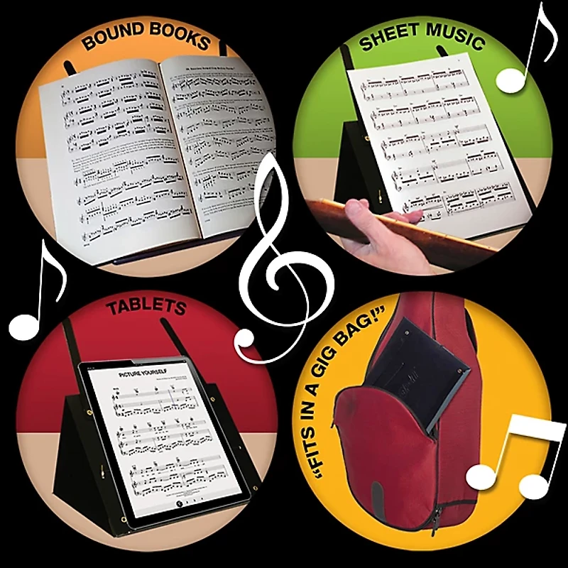 Prop-It Portable Tabletop Music Stand