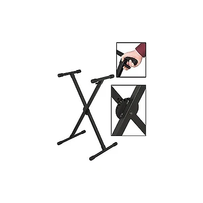 On-Stage KS8290X Lok-Tight Pro Single-X ERGO-LOK Keyboard Stand
