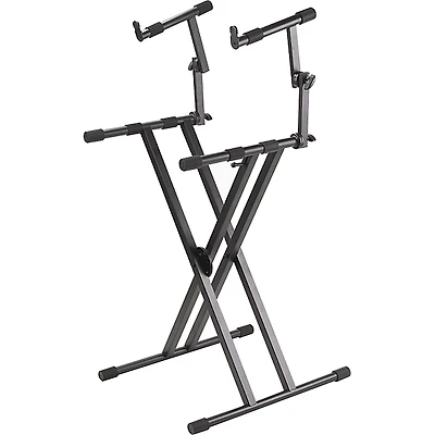Proline PL402 2-Tier Double X-Braced Keyboard Stand