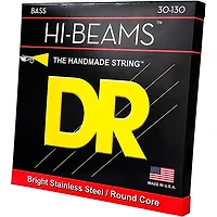 DR Strings Hi-Beams 6-String Bass Strings Medium .130 Low B (30-130)