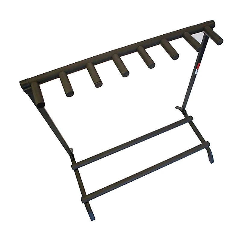 Proline PLMS7 7-Guitar Folding Stand Black