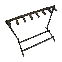 Proline PLMS7 7-Guitar Folding Stand Black