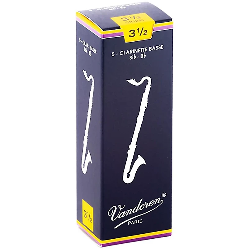 Vandoren Traditional Bass Clarinet Reeds