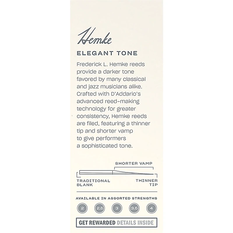 Frederick Hemke Baritone Saxophone Reeds