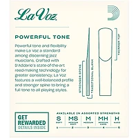 La Voz Bb Clarinet Reeds