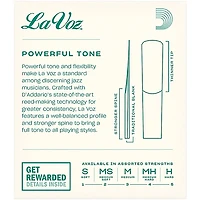La Voz Soprano Saxophone Reeds