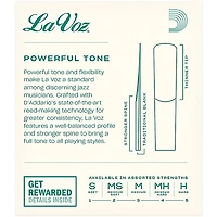 La Voz Soprano Saxophone Reeds