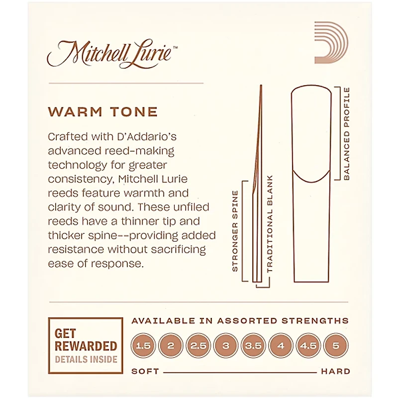 Mitchell Lurie Bb Clarinet Reeds