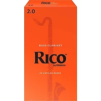 Rico Bass Clarinet Reeds, Box of 25