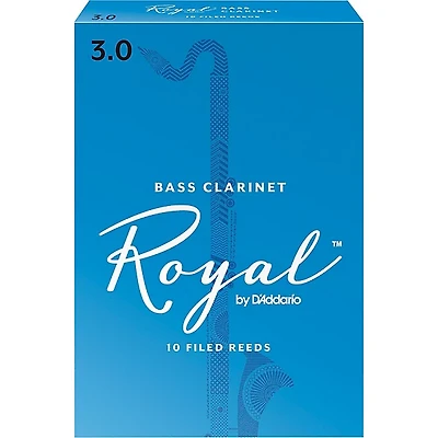 Rico Royal Bass Clarinet Reeds, Box of 10