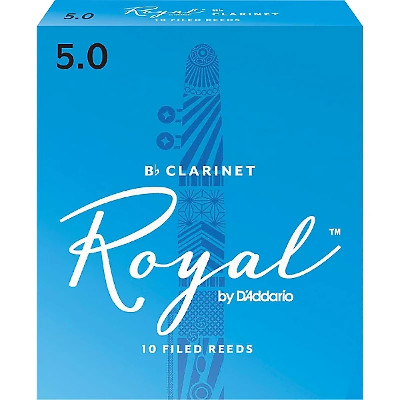 Rico Royal Bb Clarinet Reeds, Box of 10