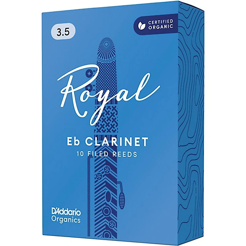 Rico Royal Eb Clarinet Reeds, Box of 10