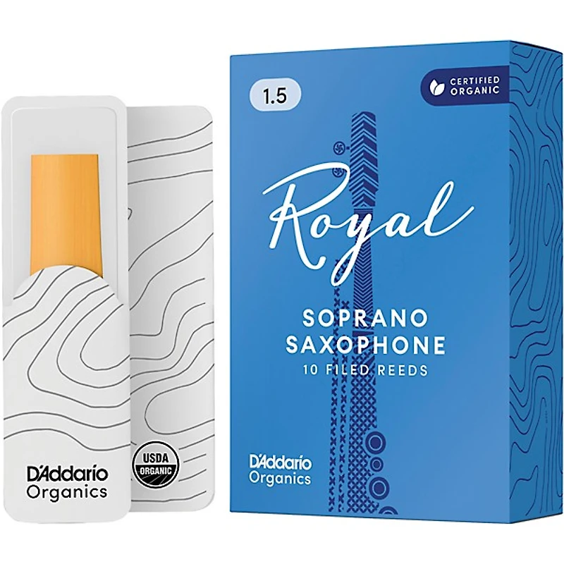 Rico Royal Soprano Saxophone Reeds, Box of 10