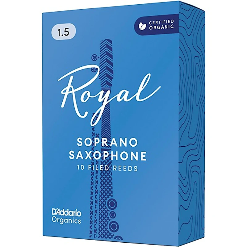 Rico Royal Soprano Saxophone Reeds, Box of 10