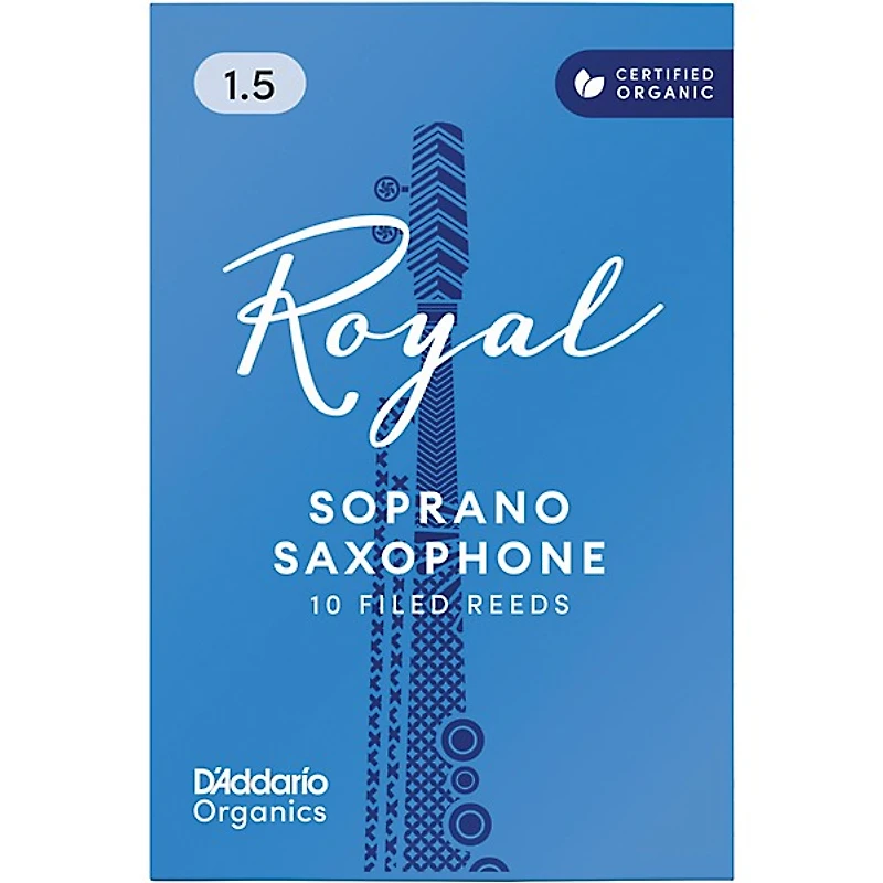 Rico Royal Soprano Saxophone Reeds, Box of 10