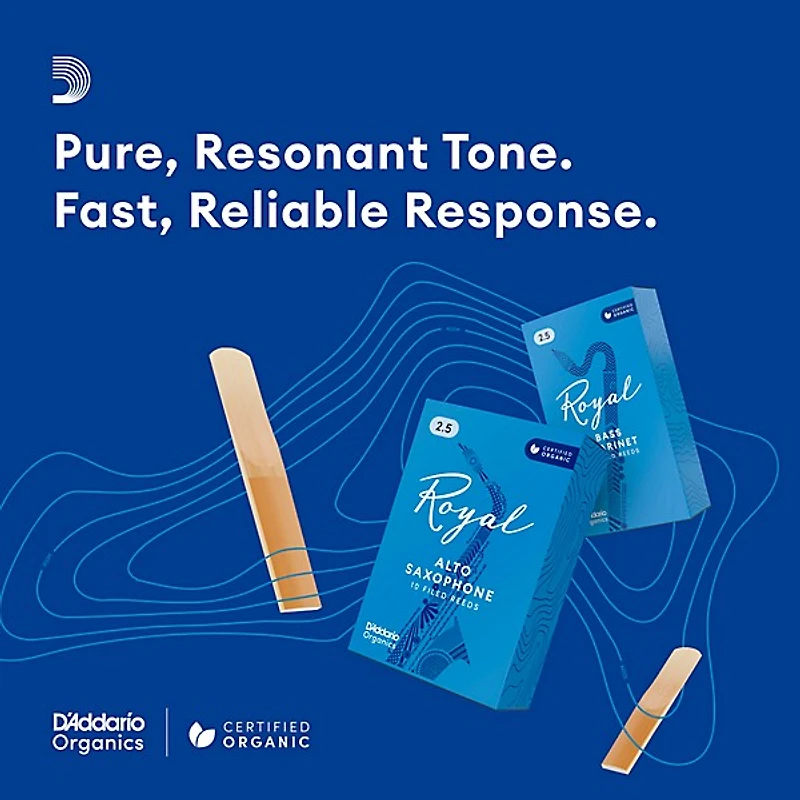 Rico Royal Soprano Saxophone Reeds, Box of 10