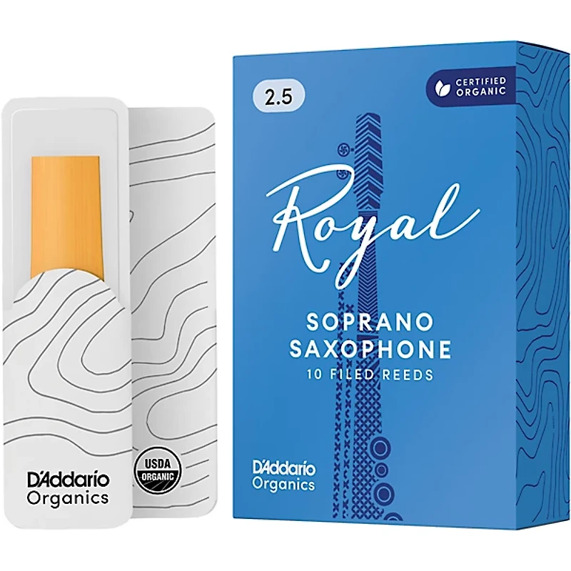 Rico Royal Soprano Saxophone Reeds, Box of 10