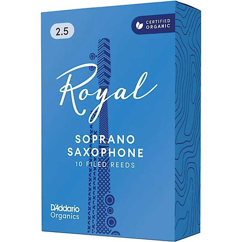 Rico Royal Soprano Saxophone Reeds, Box of 10