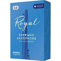 Rico Royal Soprano Saxophone Reeds, Box of 10