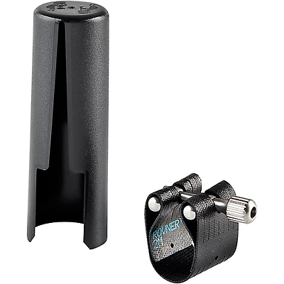 Rovner Dark 2M Tenor Saxophone Ligature and Cap for Metal Mouthpieces