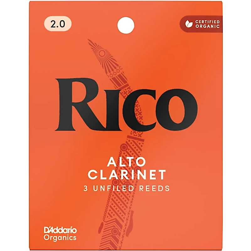 Rico Alto Clarinet Reeds, Box of 3