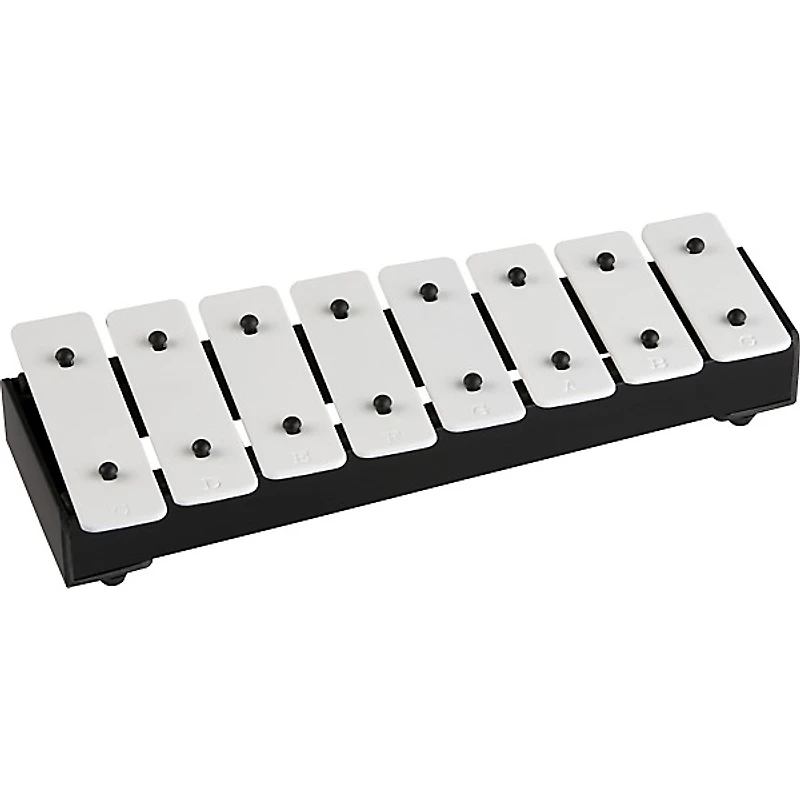 Trophy Diatonic Bell Set 8 Note Diatonic White Bars, C-C, Tr9021