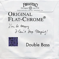 Pirastro Original Flat Chrome Bass Strings Set 3/4 Size