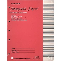 Hal Leonard Manuscript Paper
