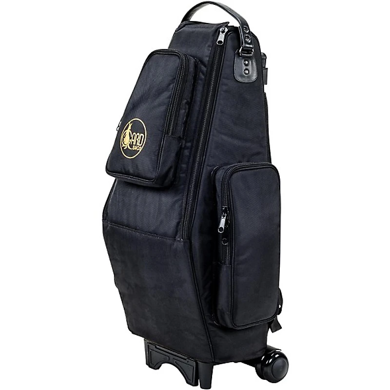Gard Saxophone Wheelie Bag, Synthetic With Leather Trim