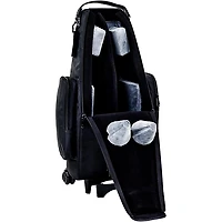 Gard Saxophone Wheelie Bag, Synthetic With Leather Trim