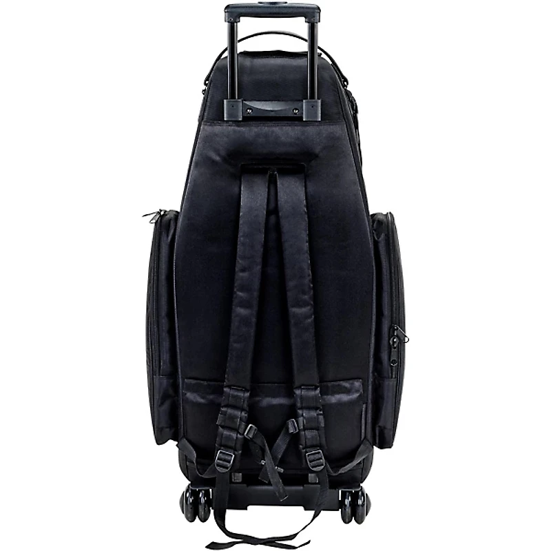 Gard Saxophone Wheelie Bag, Synthetic With Leather Trim